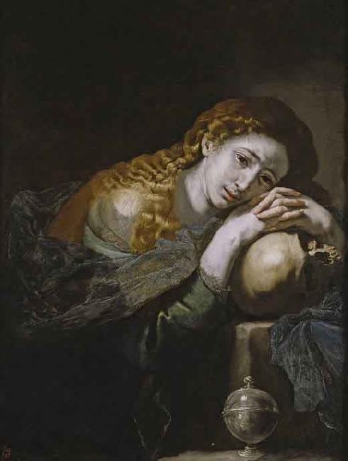 Jusepe de Ribera Bende Magdalena Magdalena penitente Sweden oil painting art